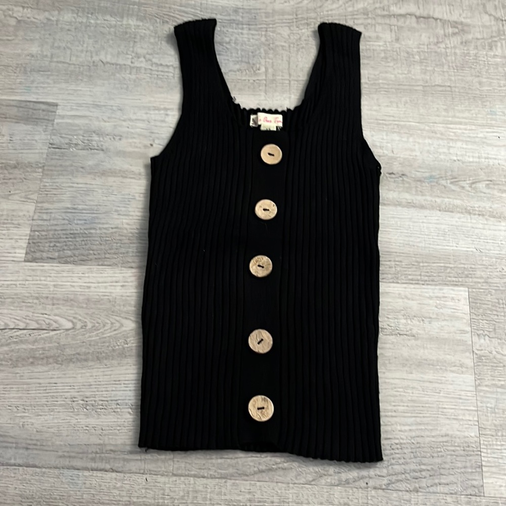 it's our time ribbed knit crop tank top
